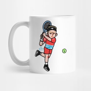 Foki's powerful backhand Mug